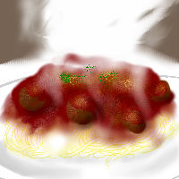 ミートボールスパゲティ